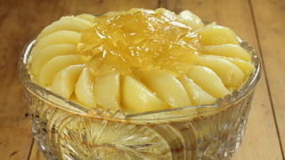 A Trifle of Pears, Prunes and Sauternes Custard