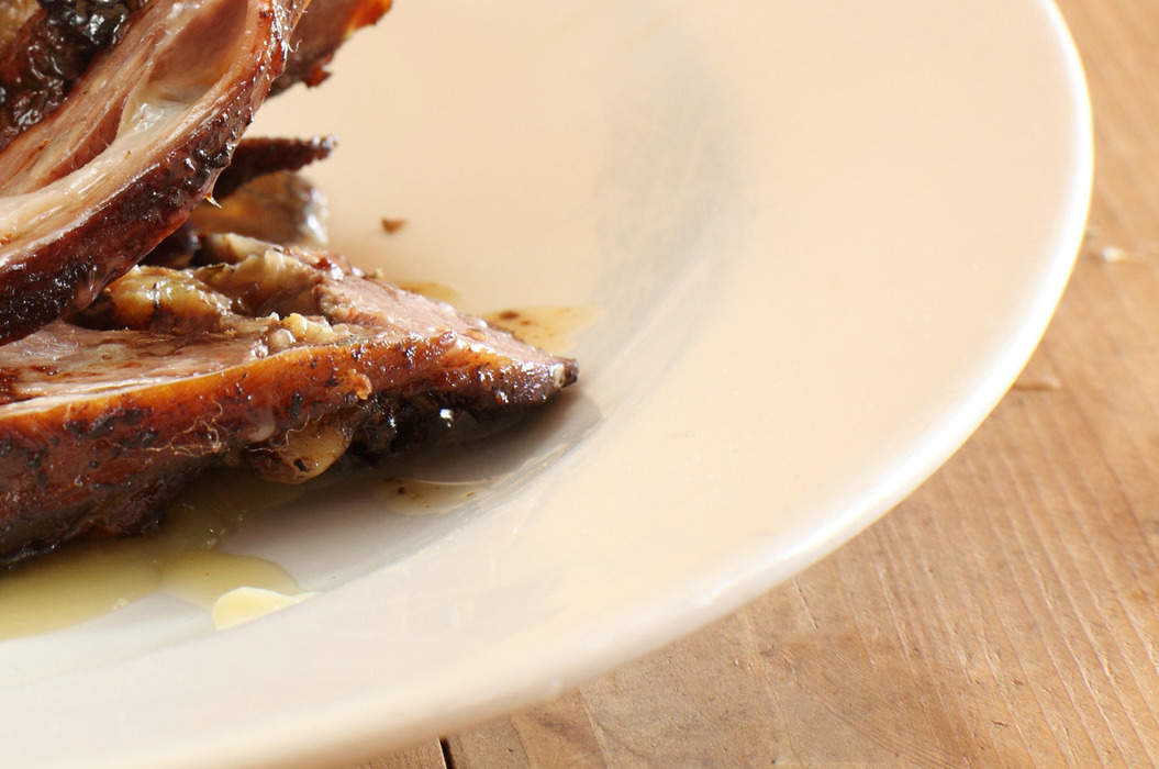 Slow Roasted Stuffed Lamb's Shoulder Maggie Beer