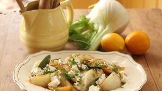 Fennel with Goat’s Curd and Verjuice