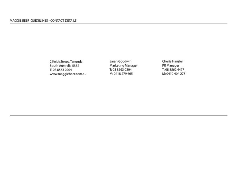 Maggie Beer Style Guide