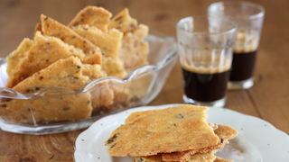 Vino Cotto, Raisin, Ginger and Lemon Shortbread